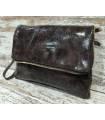 CARTERA SOLAPA PIEL  LISA